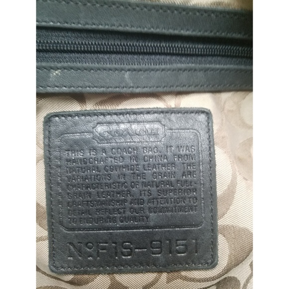 *Vintage* Authentic Coach Leather Handbag - Picture 3 of 8